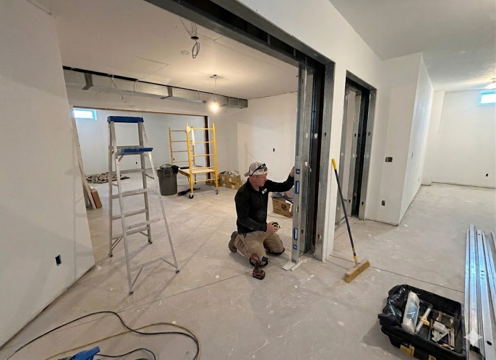 Finished basement turned into an entertainment space by Ryan Ward
